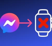 L'application de la messagerie instantanée Facebook Messenger ne sera bientôt plus compatible avec les Apple Watch // Source : Montage Frandroid