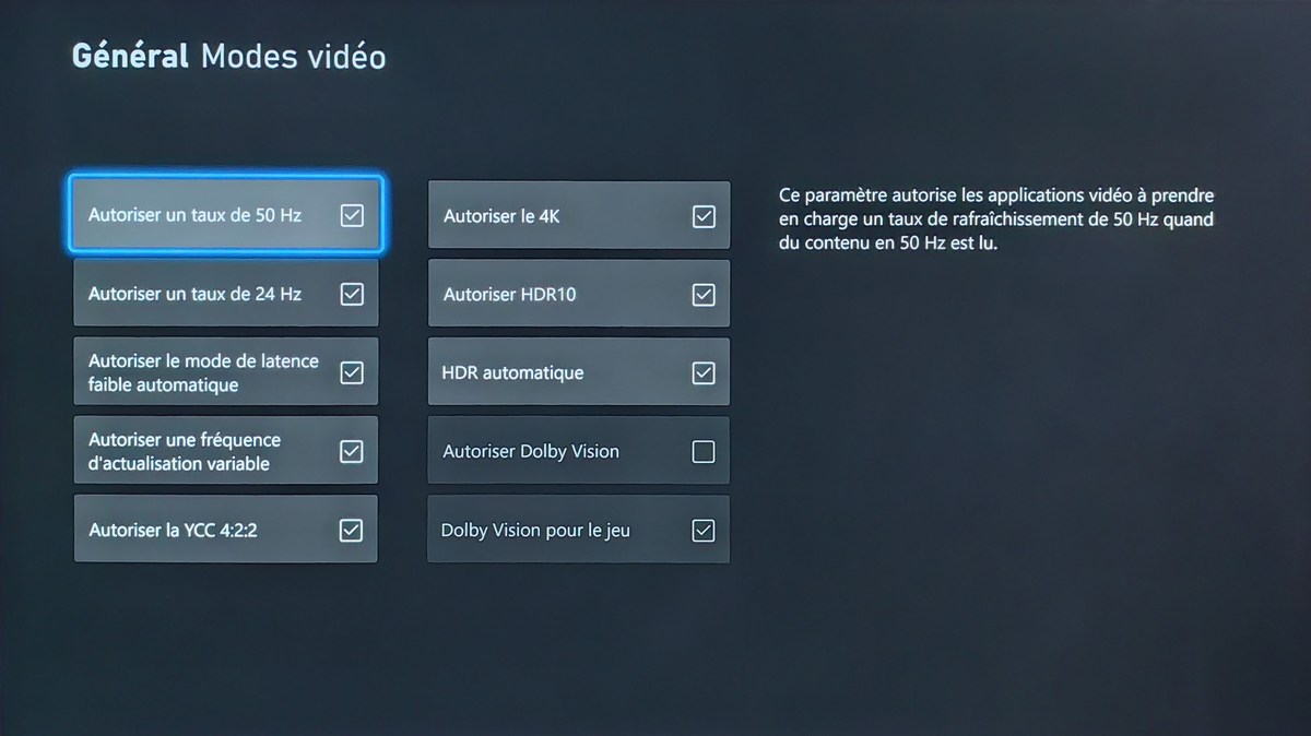 Dolby Vision ou VRR, il faut choisir.