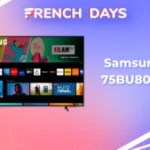 699 €, c’est le super prix de ce TV 4K Samsung 75 pouces durant les French Days