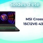 Ce MSI Crosshair 15 avec une RTX 4050 est à un super prix durant les soldes