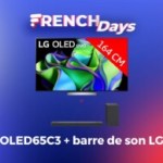 Ce pack TV LG OLED65C3 + barre de son perd près de 2 000 € pour les French Days