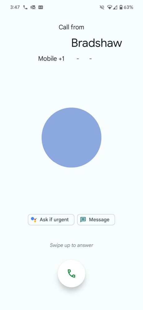 google call screen