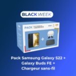 Ce pack Samsung Galaxy S22 + écouteurs sans fil + chargeur est à -45 % durant la Black Friday Week