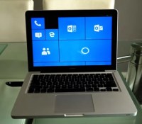 Installer Windows 10 Mobile sur un vieux modèle de MacBook est étrangement possible // Source : Capture d'écran Nobel Tech