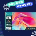 Superbe affaire des soldes pour ce géant TV 4K QLED de 75 pouces (moins de 800 €)