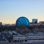 La Sphère vue de l'extérieur à Las Vegas // Source : Frandroid