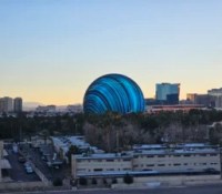 La Sphère vue de l'extérieur à Las Vegas // Source : Frandroid