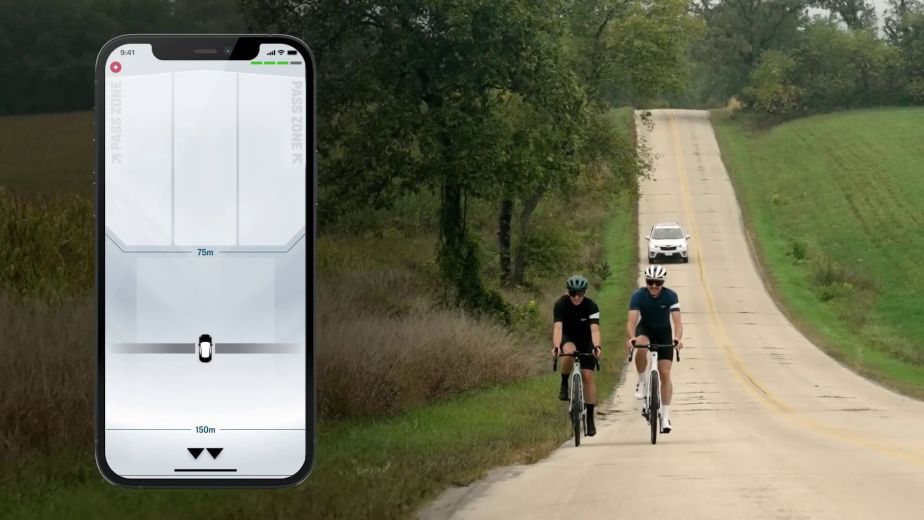 Radar vélo Trek CarBack application