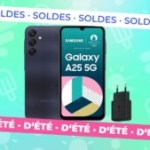 Galaxy A25 : ce bon milieu de gamme signé Samsung est soldé à -40 % sur Amazon