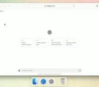 L'application de bureau de ChatGPT // Source : OpenAI