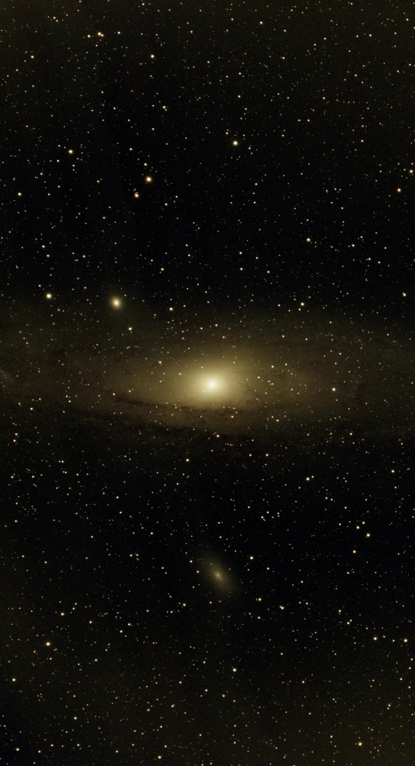 La galaxie d'Andromède prise avec le Vespera II