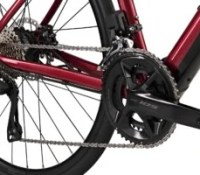 La transmission électronique Shimano 105 Di2. // Source : Decathlon