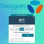 Forfait Bouygues Telecom  100 Go 5G à 8,99€mois