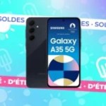 Samsung Galaxy A35 : des airs de haut de gamme pour seulement 249 € grâce aux soldes