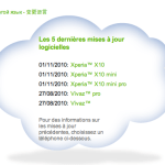 Android 2.1 enfin disponible pour les Sony Ericsson X10, X10 Mini et Mini Pro !