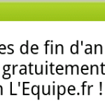 L’application L’Equipe.fr gratuite pendant les fêtes