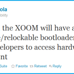 Motorola Xoom : Le bootloader sera bien déverrouillé !