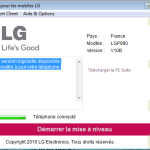 Une mise à jour pour le LG Optimus 2X est disponible… mais pas Gingerbread