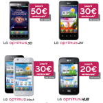 LG propose une offre de remboursement sur les Optimus 3D, 2X, Black et Hub en France