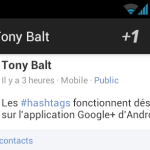 Google+, la mise à jour 2.5.0 est arrivée sur Android