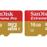 SanDisk dévoile ses nouvelles microSD Extreme Pro 8 et 16 Go