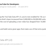 YouTube : les applications tierces peuvent maintenant intégrer plus de vidéos