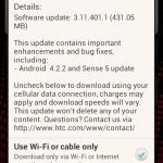 HTC One SV : Android 4.2.2 et Sense 5 en cours de déploiement