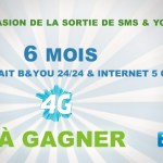 Exclu : SMS & YOU disponible gratuitement pour tous les clients B&YOU et 10 forfaits B&YOU à gagner !