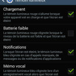 Comment régler le témoin lumineux (LED de notifications) sur Android ?