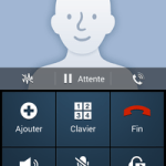 Quelles sont options en cours d’un appel (communication) sur Android ?