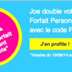 Joe Mobile double les appels et la data de son forfait personnalisable pendant 6 mois