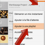 Comment créer une playlist sur Google Play Musique (Android) ?