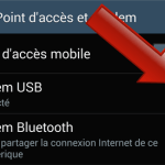 Comment configurer le téléphone en modem attaché ?