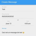 Comment programmer l’envoi d’un message sur Android ?