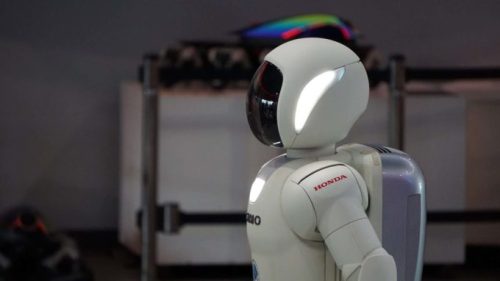 Le robot Asimo de Honda. // Source : Kyle Welsby