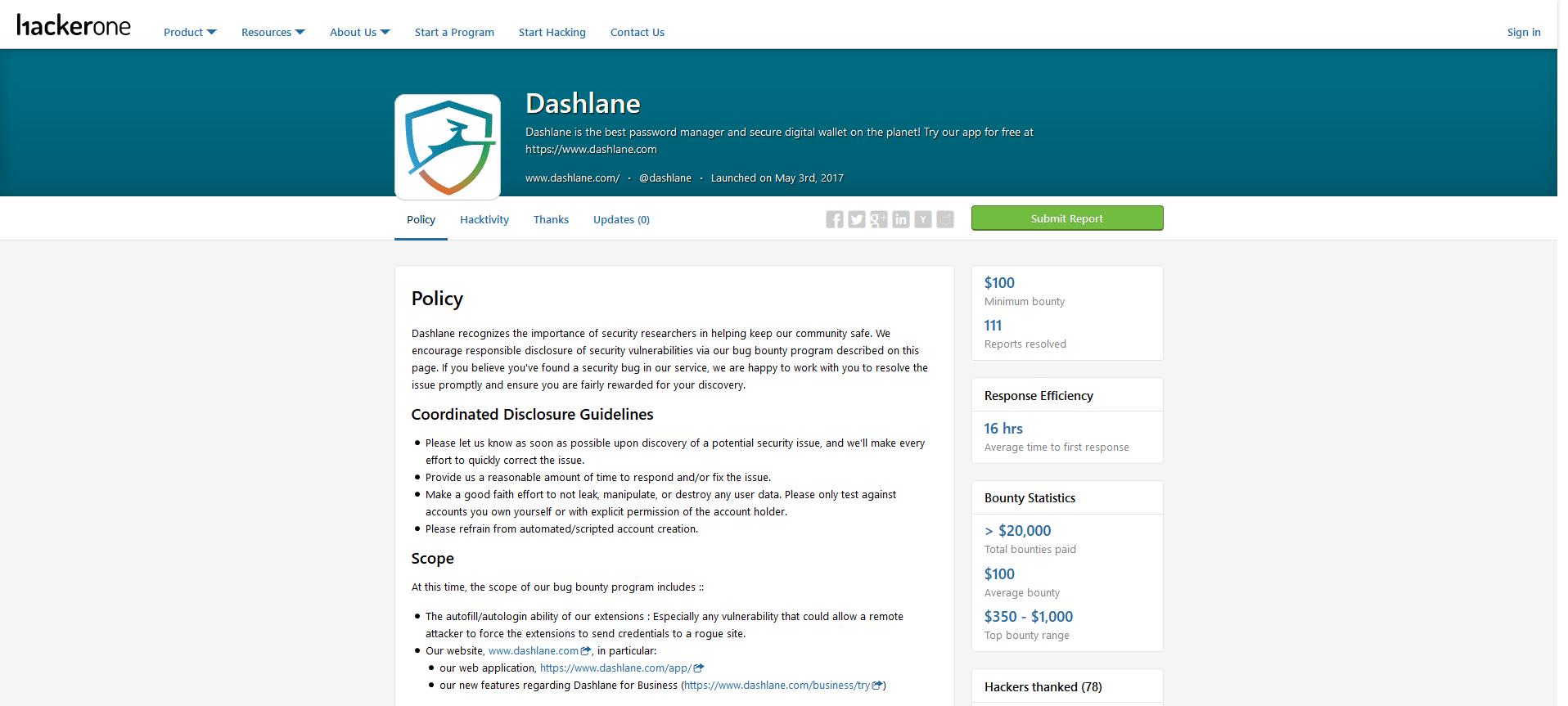 dashlane-hackerone