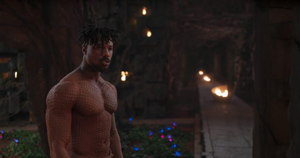 Marvel Studios’ BLACK PANTHER..Erik Killmonger (Michael B. Jordan)..Ph: Film Frame..©Marvel Studios 2018