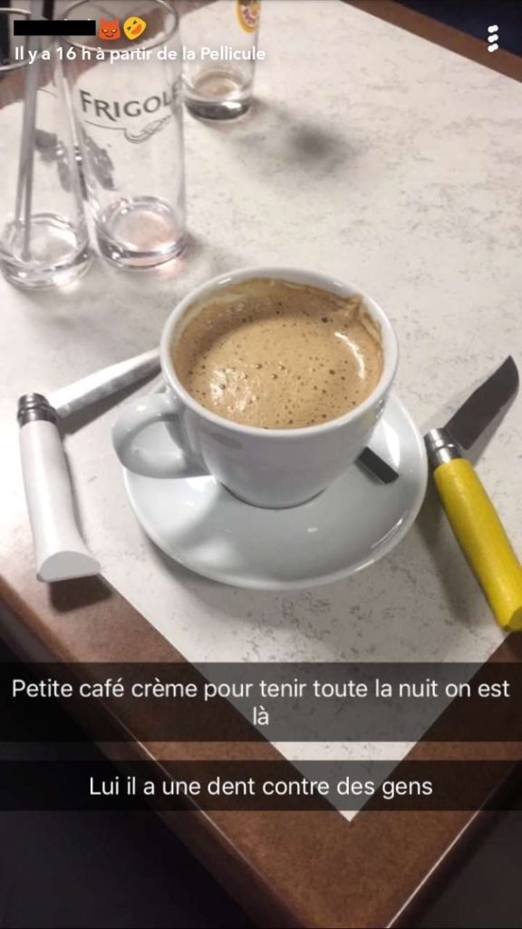 Des snaps relayés par Aissa. // Source : Capture d'écran Snapchat / Numerama