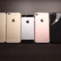 Les différentes tailles d'iPhone, du 5S au X // Source : YouTube/Nick Ackerman