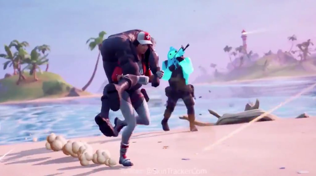 On maintenant peut porter un personnage dans Fortnite // Source : Twitter/Fortnite News