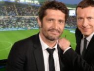 Grégoire Margotton et Bixente Lizarazu, commentateurs sur TF1 // Source : Twitter TF1