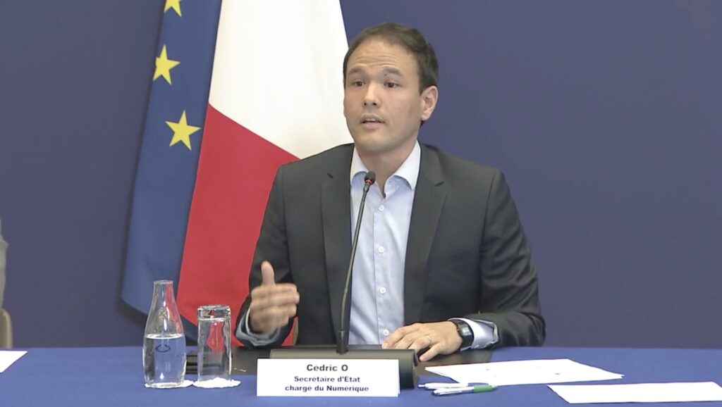 Cedric O fait un "point d'étape" de StopCovid le 22 juin 2020 // Source : Ministère de l'Economie