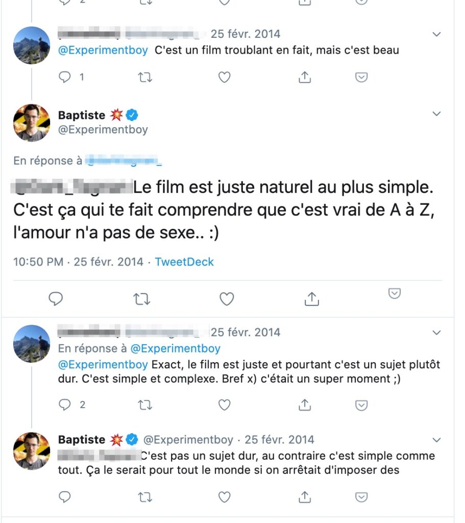 ExperimentBoy sur Twitter en 2014 // Source : Capture d'écran Numerama