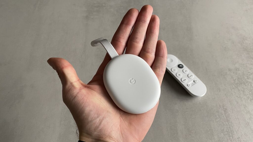 Le nouveau Google Chromecast // Source : Maxime Claudel pour Numerama