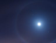 Halo lunaire. // Source : Flickr/CC/David Yu (photo recadrée)