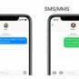 Sur iPhone, Apple affiche les iMessage en bleu et les SMS en vert. Cela discrimine les utilisateurs d'Android selon Google. // Source : Apple