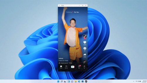 TikTok sur Windows 11 // Source : Microsoft