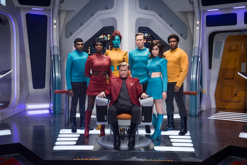 L'équipage de l'USS Callister // Source : Netflix