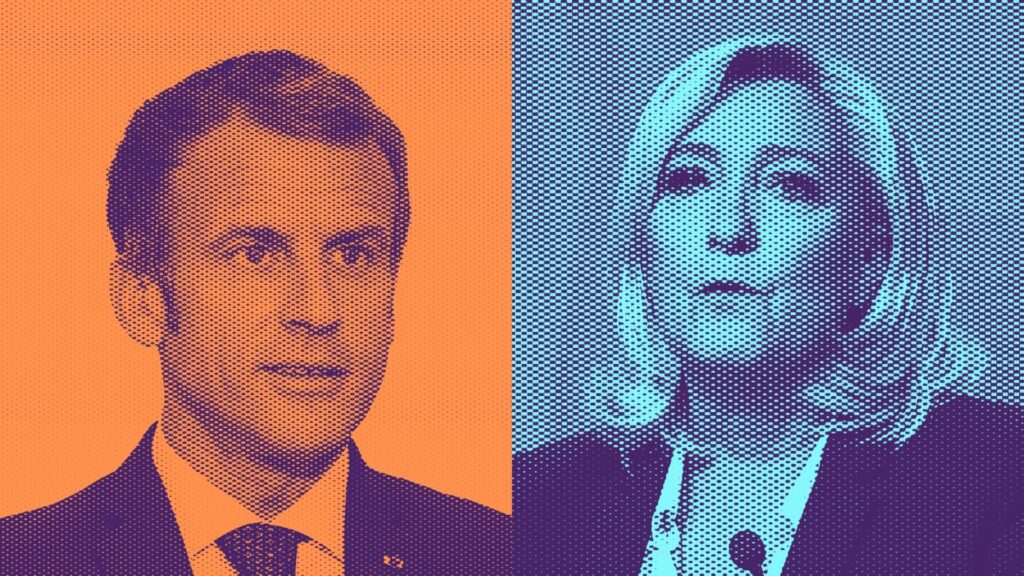 Les deux finalistes de la présidentielle 2022. // Source : Montage Numerama