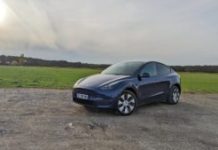 Tesla Model Y // Source : Raphaelle Baut pour Numerama